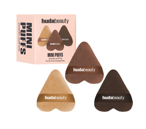 Huda Beauty Mini Puffs Powder Puff Trio
