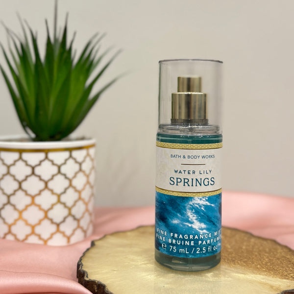 Bath & Body Works Water Lily Springs Travel Size Body Mist