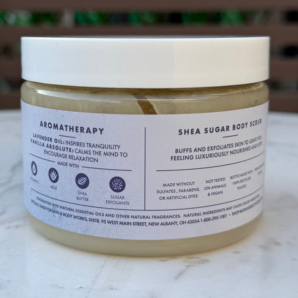 Bath & Body Works Lavender Vanilla Shea Sugar Body Scrub - 355g