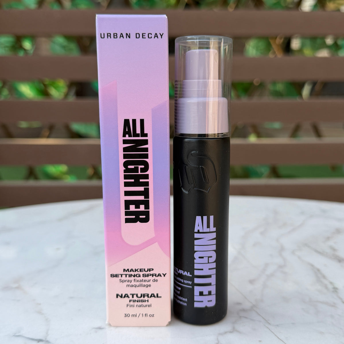 Urban Decay Mini All Nighter Waterproof Natural Finish Setting Spray with 24HR Wear- 30ml