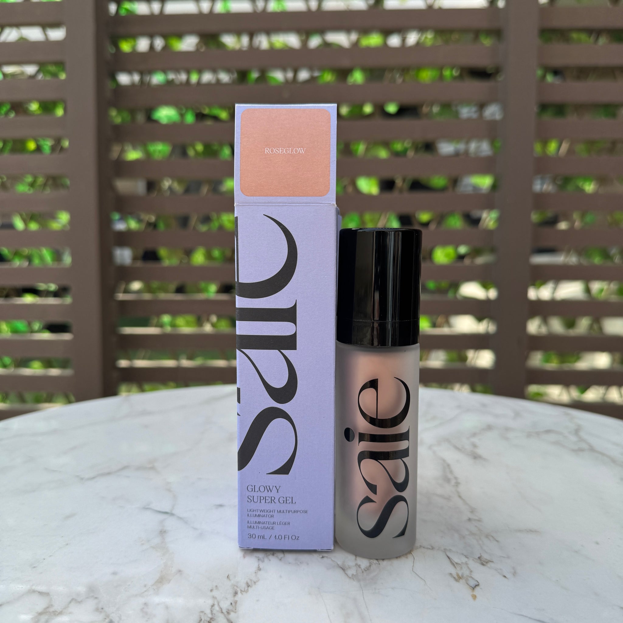 Saie Glowy Super Gel Lightweight Dewy Multipurpose Illuminator - Roseglow