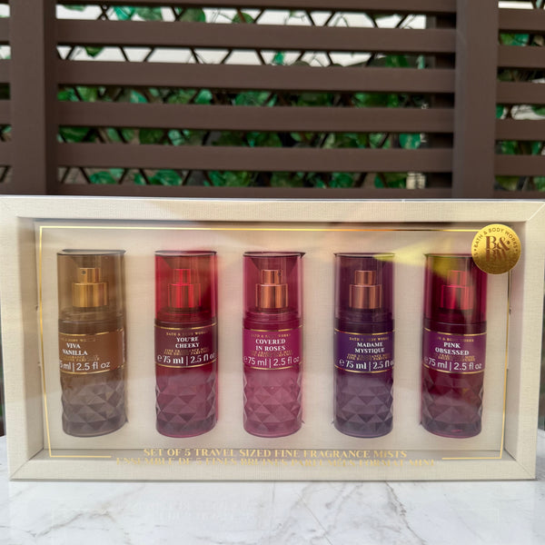Bath & Body Works Everyday Luxuries
5-piece Mini Fine Fragrance Mist Gift Set