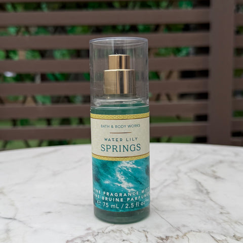 Bath & Body Works Water Lily Springs Travel Size Body Mist